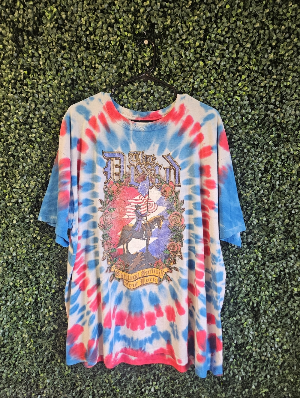 Mens 2XL The Dead in Saratoga Springs NY Tye Dye Tshirt